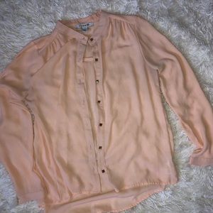 Pastel pink blouse